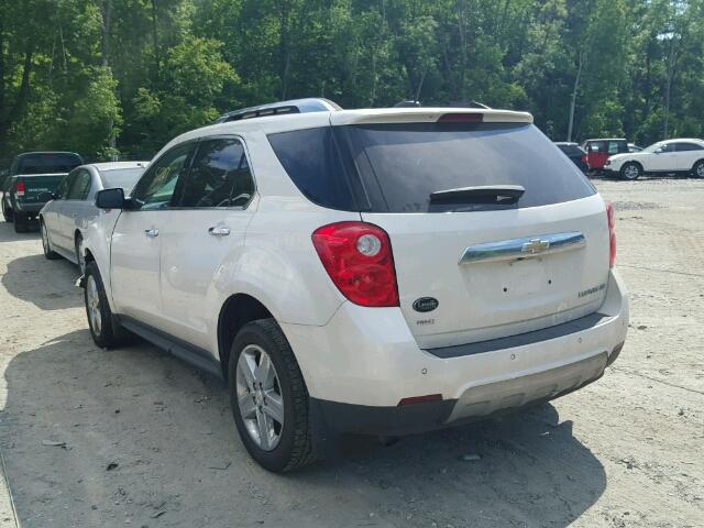 1GNFLHEK1FZ110562 - 2015 CHEVROLET EQUINOX LT WHITE photo 3