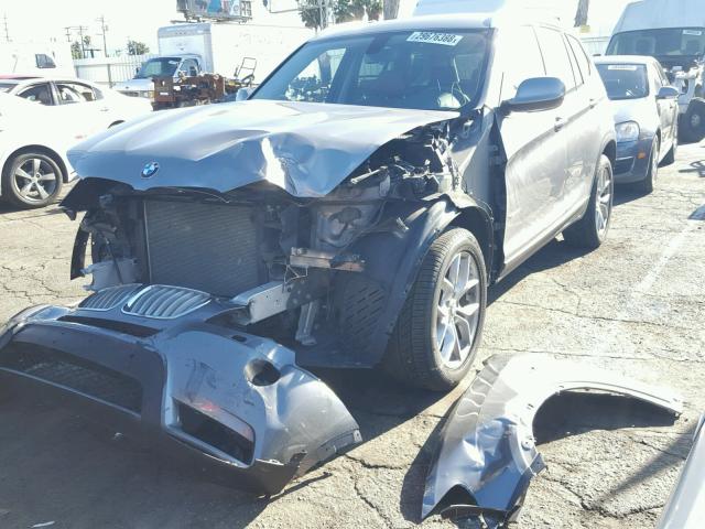 5UXWX7C56DL981959 - 2013 BMW X3 XDRIVE3 SILVER photo 2