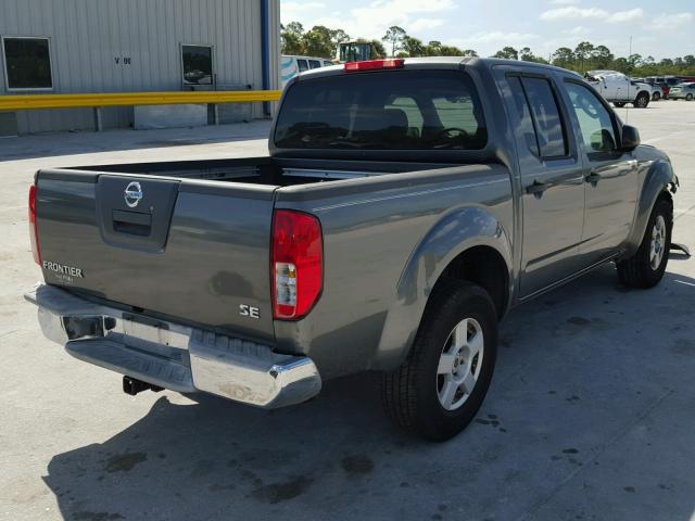 1N6AD07U16C460872 - 2006 NISSAN FRONTIER C GRAY photo 4