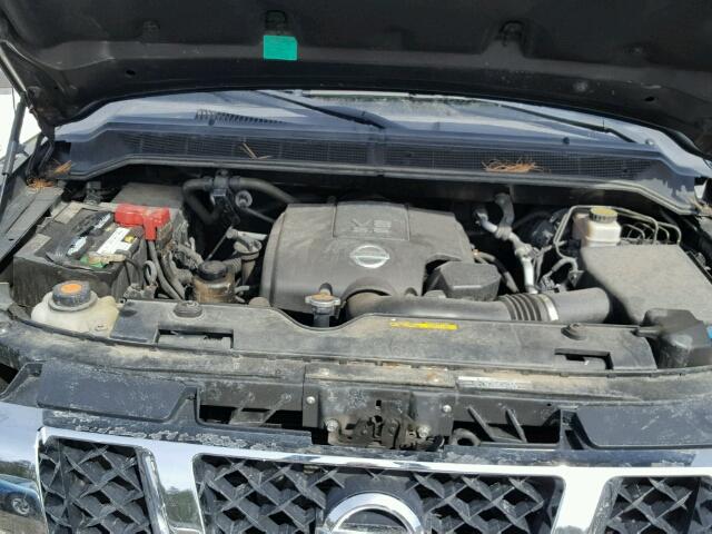 1N6AA0CC9AN318630 - 2010 NISSAN TITAN XE BLACK photo 7