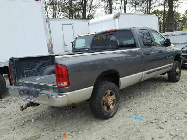3D7KU28D73G739968 - 2003 DODGE RAM 2500 S GRAY photo 4