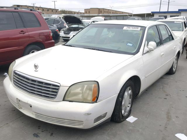 1G6KD54Y74U247995 - 2004 CADILLAC DEVILLE WHITE photo 2