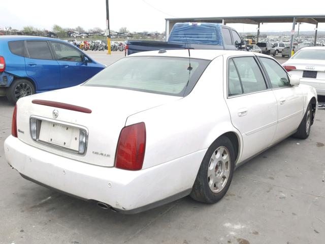 1G6KD54Y74U247995 - 2004 CADILLAC DEVILLE WHITE photo 4