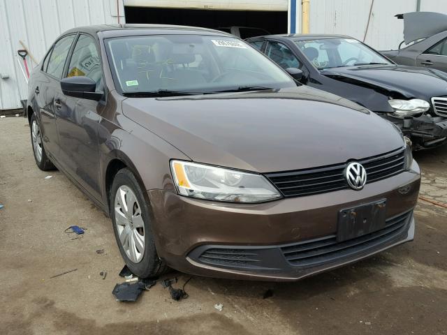 3VW2K7AJ6CM345602 - 2012 VOLKSWAGEN JETTA BASE Շագանակագույն լուսանկար 1