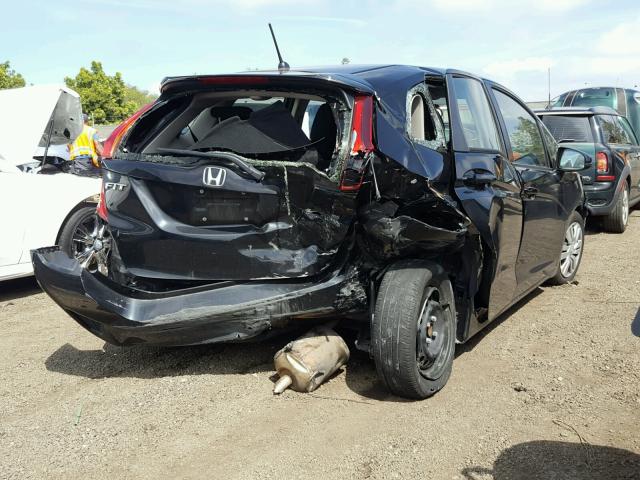 JHMGK5H55GX013980 - 2016 HONDA FIT LX BLACK photo 4