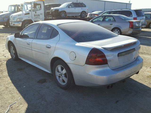 2G2WS522851276829 - 2005 PONTIAC GRAND PRIX GRAY photo 3