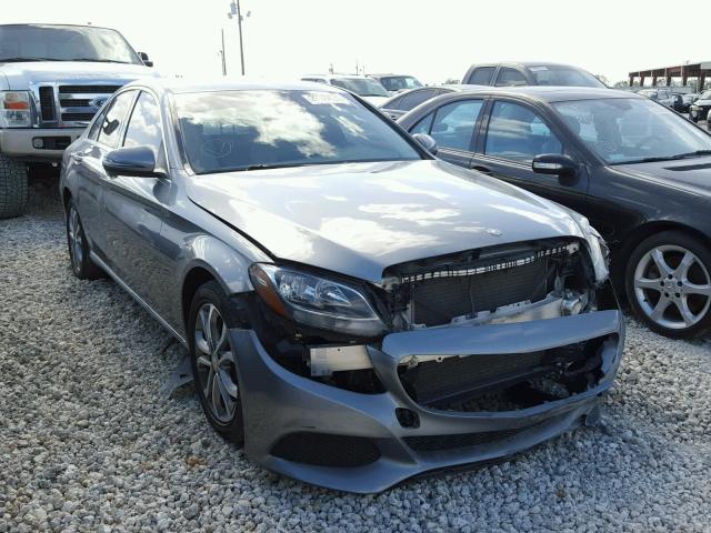 55SWF4JB8GU104214 - 2016 MERCEDES-BENZ C 300 GRAY photo 1