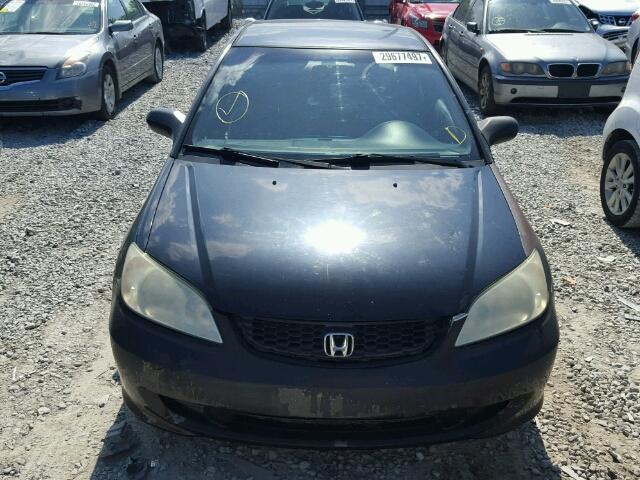 1HGEM22154L075018 - 2004 HONDA CIVIC DX V BLACK photo 10