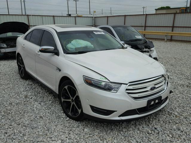 1FAHP2F80FG155323 - 2015 FORD TAURUS LIM WHITE photo 1