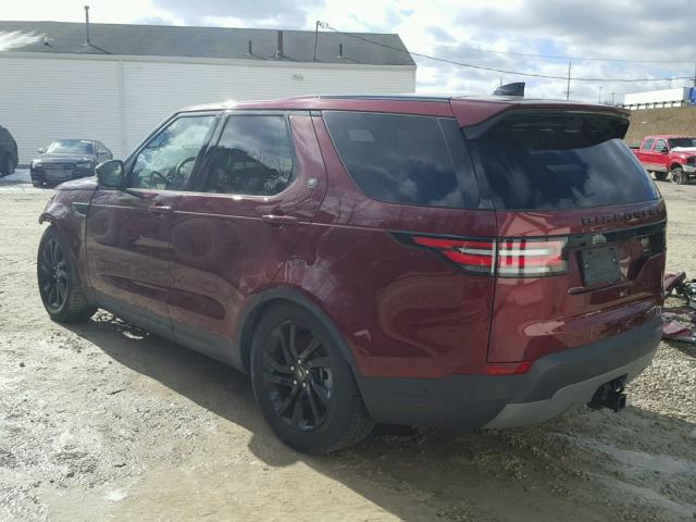 SALRHBBV5HA020831 - 2017 LAND ROVER DISCOVERY RED photo 3