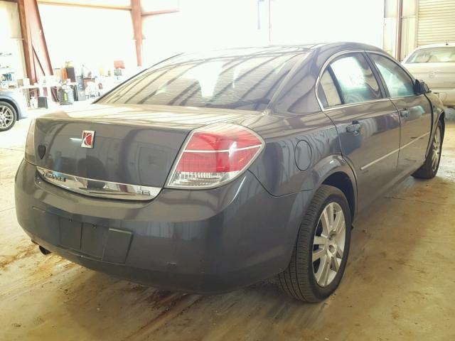 1G8ZS57NX8F118690 - 2008 SATURN AURA XE GRAY photo 4