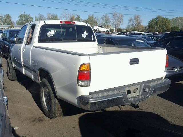 5TBRT34101S193079 - 2001 TOYOTA TUNDRA ACC WHITE photo 3