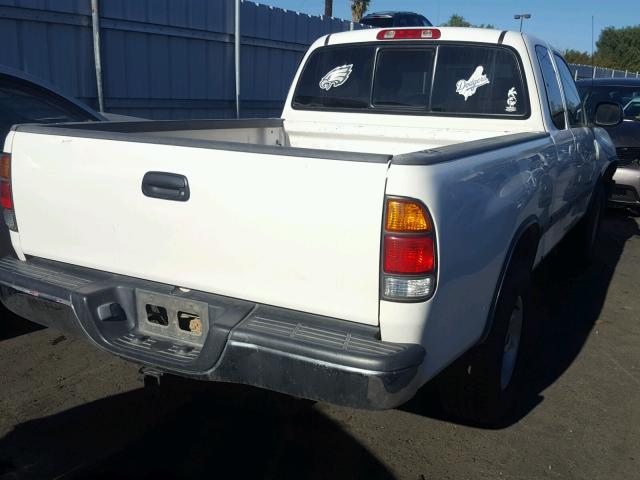 5TBRT34101S193079 - 2001 TOYOTA TUNDRA ACC WHITE photo 4