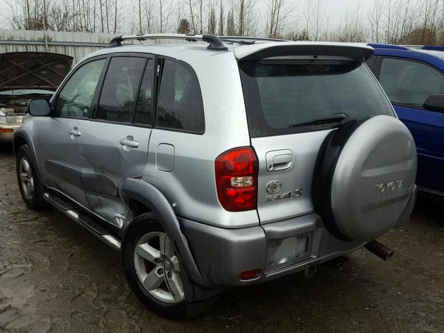 JTEHD20V256026727 - 2005 TOYOTA RAV4 SILVER photo 3