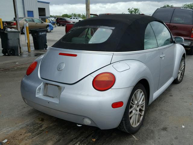 3VWCK21Y33M313744 - 2003 VOLKSWAGEN NEW BEETLE 银色 照片 4