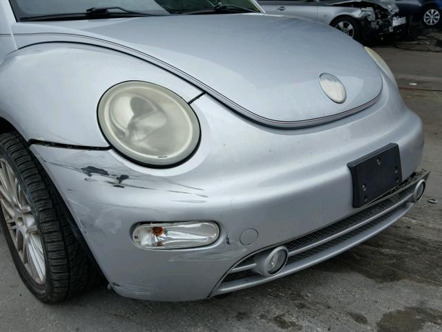 3VWCK21Y33M313744 - 2003 VOLKSWAGEN NEW BEETLE SILVER photo 9