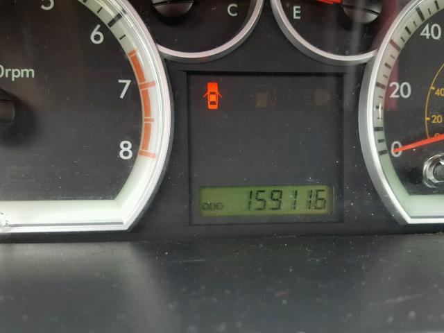 KL1TD56E89B600341 - 2009 CHEVROLET AVEO LS BLACK photo 8