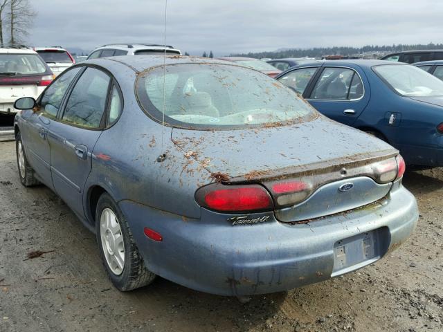 1FAFP52U4XG275686 - 1999 FORD TAURUS LX BLUE photo 3