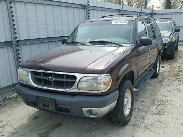 1FMZU73E3YZC64988 - 2000 FORD EXPLORER X MAROON photo 2