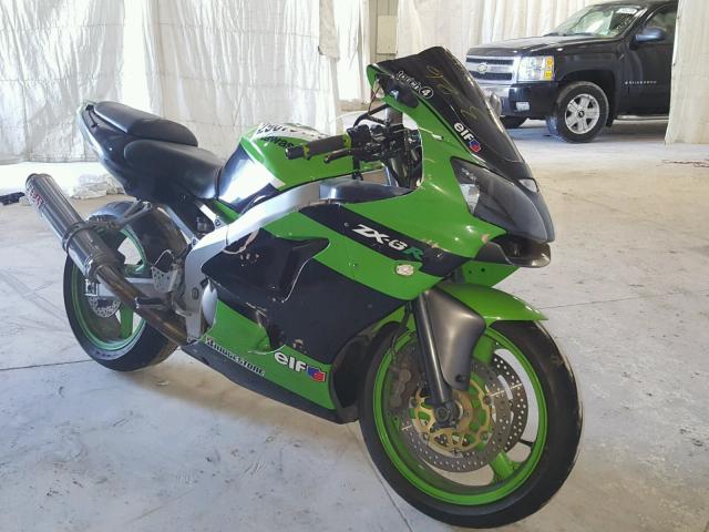 JKAZX4J112A049118 - 2002 KAWASAKI ZX600 J1 GREEN photo 1