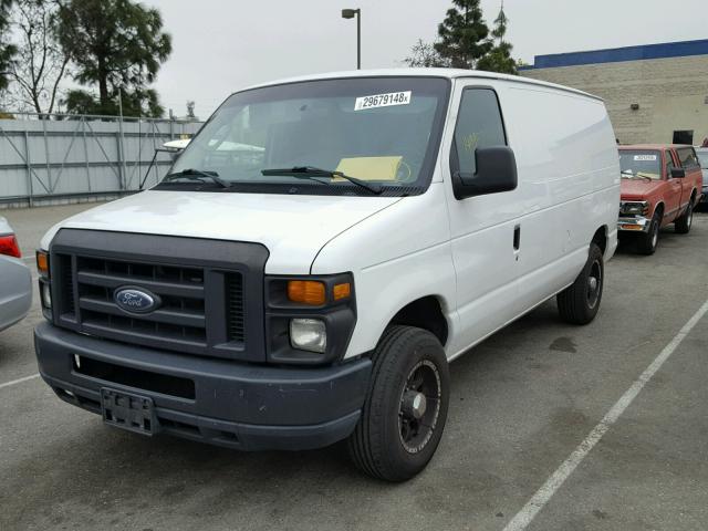 1FTNE1EW9BDA08880 - 2011 FORD ECONOLINE WHITE photo 2