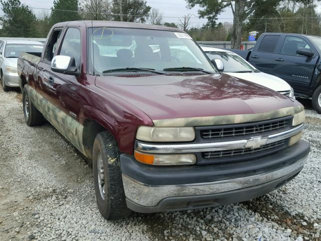 2GCEC19W221151293 - 2002 CHEVROLET SILVERADO BURGUNDY photo 1