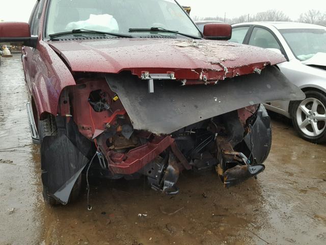 5LMFU28R44LJ19941 - 2004 LINCOLN NAVIGATOR MAROON photo 9