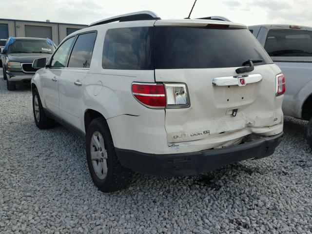 5GZEV23D29J102956 - 2009 SATURN OUTLOOK XR თეთრი ფოტო 3