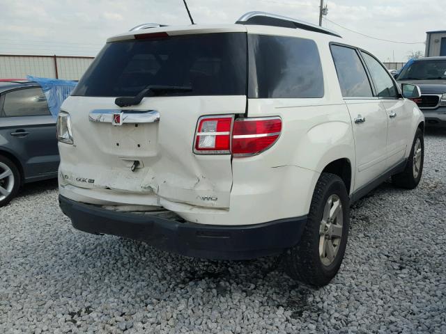 5GZEV23D29J102956 - 2009 SATURN OUTLOOK XR თეთრი ფოტო 4