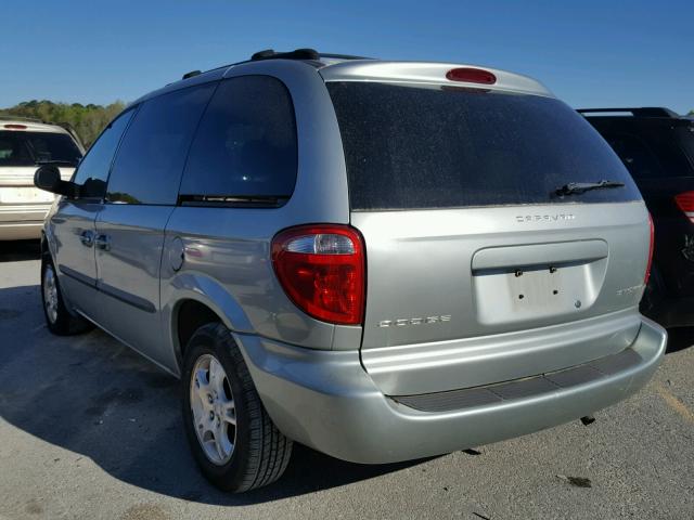 1D4GP45383B128020 - 2003 DODGE CARAVAN SP SILVER photo 3