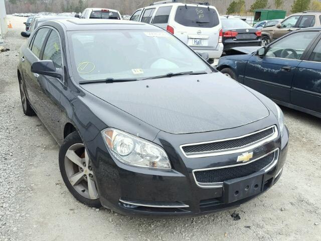 1G1ZC5E09CF115405 - 2012 CHEVROLET MALIBU 1LT BLACK photo 1