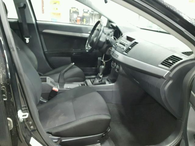 JA32U2FU4AU015774 - 2010 MITSUBISHI LANCER ES/ BLACK photo 5