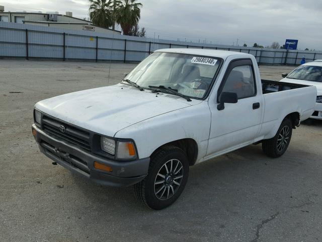 JT4RN81A6P5167121 - 1993 TOYOTA PICKUP 1/2 WHITE photo 2