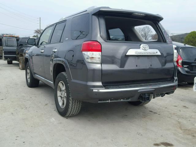 JTEBU5JR3C5096460 - 2012 TOYOTA 4RUNNER SR CHARCOAL photo 3