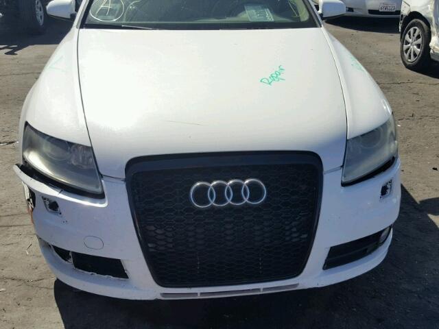 WAUAH74F28N133147 - 2008 AUDI A6 3.2 WHITE photo 9