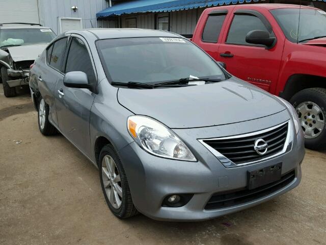 3N1CN7AP1EL819583 - 2014 NISSAN VERSA SILVER photo 1