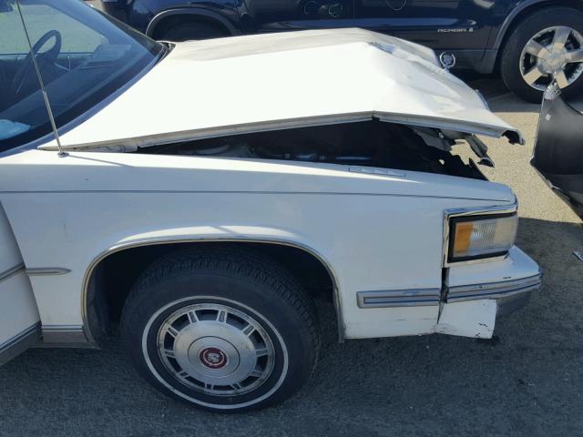 1G6CD5180H4285423 - 1987 CADILLAC DEVILLE WHITE photo 9