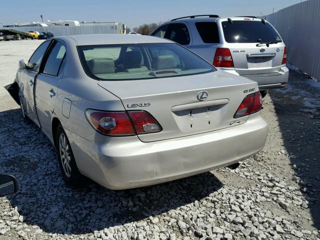 JTHBA30G045007820 - 2004 LEXUS ES 330 TAN photo 3