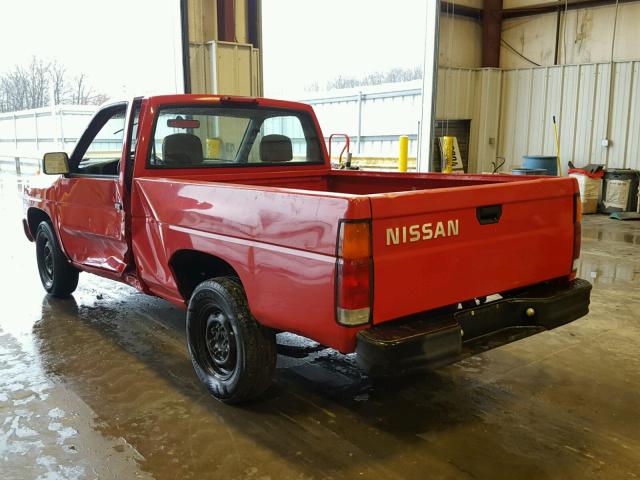 1N6SD11S7TC335937 - 1996 NISSAN TRUCK BASE RED photo 3