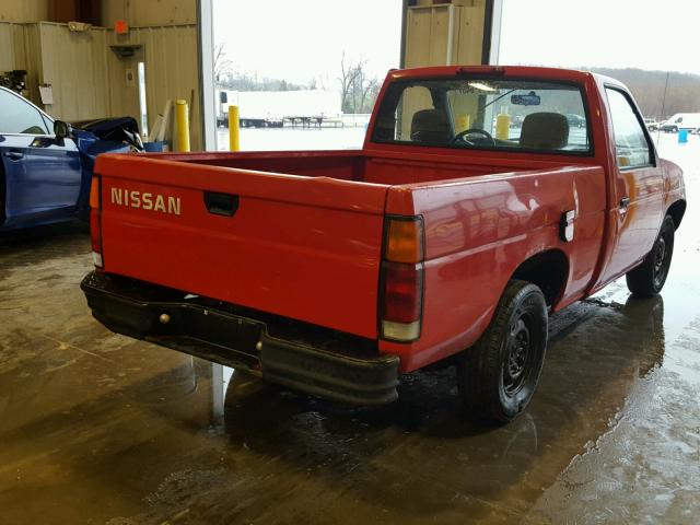 1N6SD11S7TC335937 - 1996 NISSAN TRUCK BASE RED photo 4