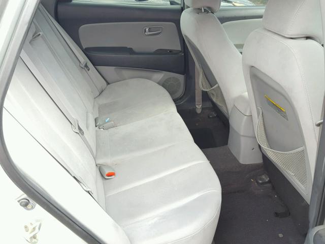 KMHDU46D28U329158 - 2008 HYUNDAI ELANTRA GL SILVER photo 6