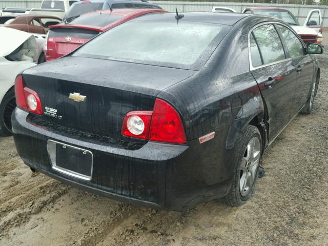 1G1ZC5EB8AF144599 - 2010 CHEVROLET MALIBU 1LT BLACK photo 4