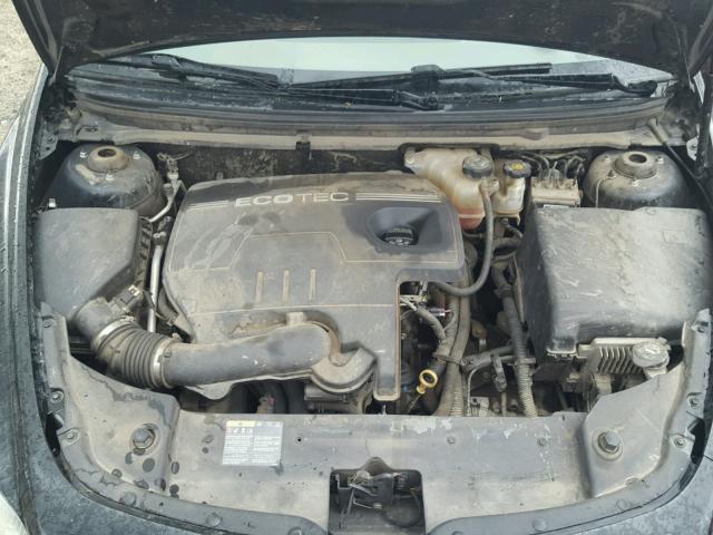 1G1ZC5EB8AF144599 - 2010 CHEVROLET MALIBU 1LT BLACK photo 7
