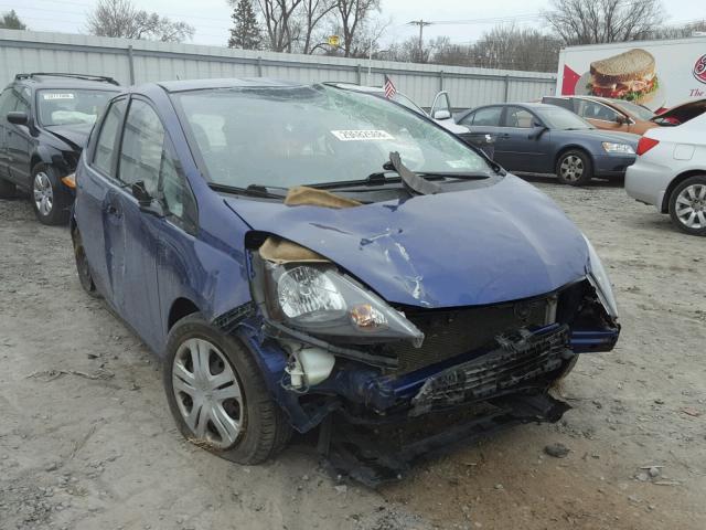 JHMGE88269S037123 - 2009 HONDA FIT BLUE photo 1