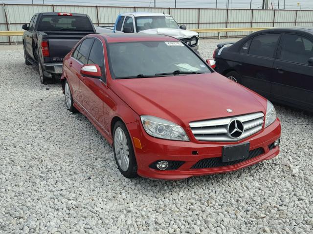 WDDGF54X79F211925 - 2009 MERCEDES-BENZ C 300 RED photo 1