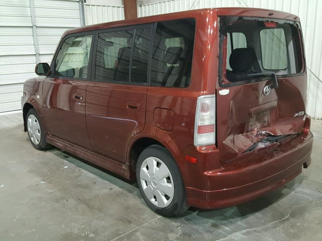 JTLKT324964081118 - 2006 SCION XB RED photo 3