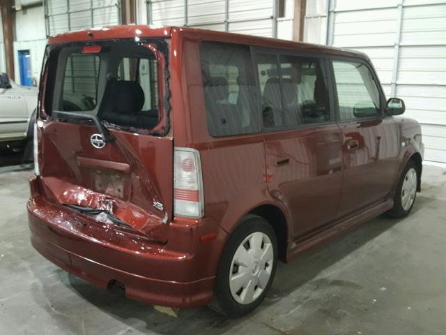 JTLKT324964081118 - 2006 SCION XB RED photo 4