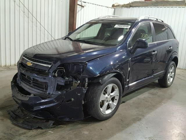 3GNAL3EK2ES673533 - 2014 CHEVROLET CAPTIVA LT BLUE photo 2