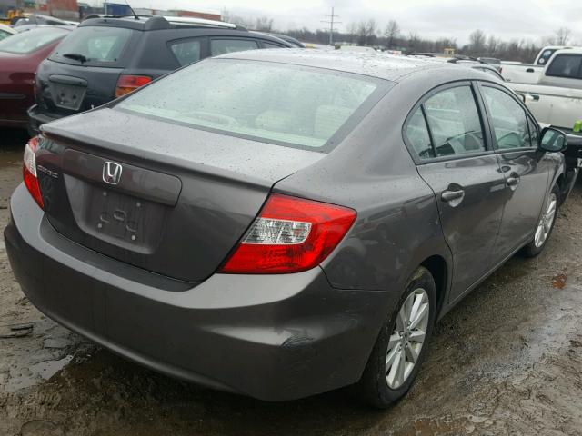 19XFB2F90CE054142 - 2012 HONDA CIVIC EXL BROWN photo 4
