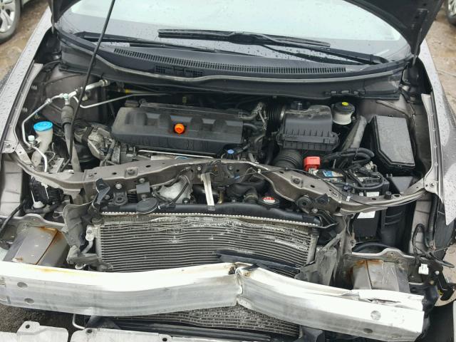 19XFB2F90CE054142 - 2012 HONDA CIVIC EXL BROWN photo 7